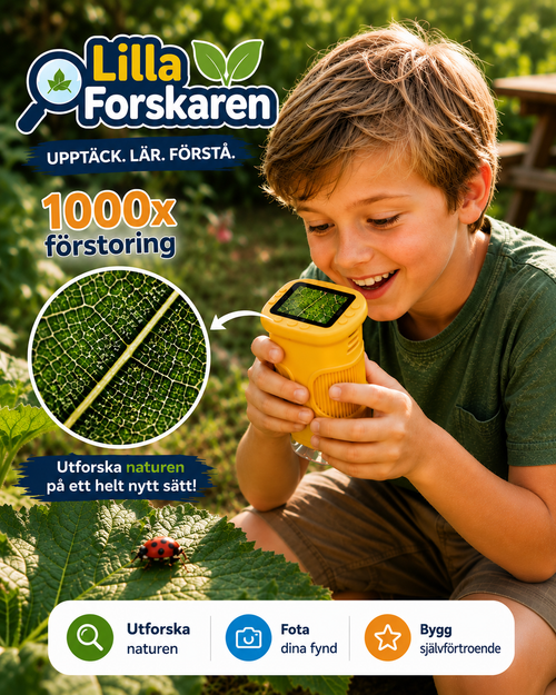 Lilla Forskaren™ – Digitalt Mikroskop för Nyfikna Barn